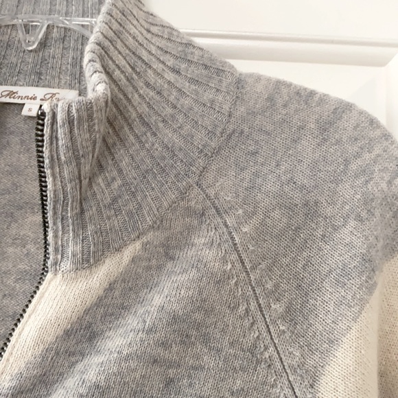 100% Cashmere Minnie Rose zip up sweater/jacket . Like new condition - Picture 3 of 10